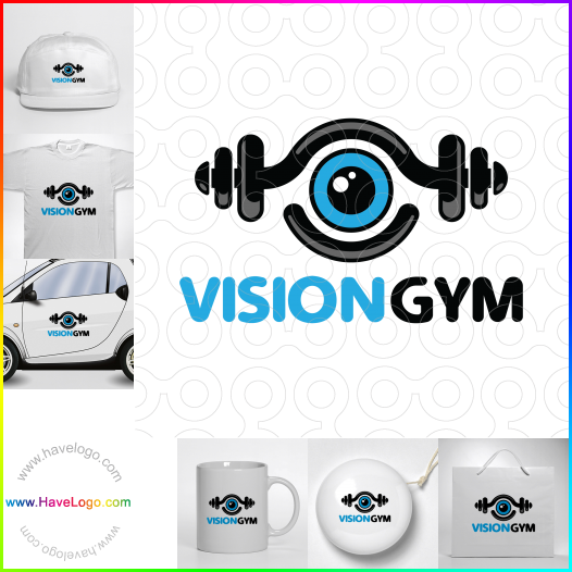Compra un diseño de logo de Vision Gym 60523
