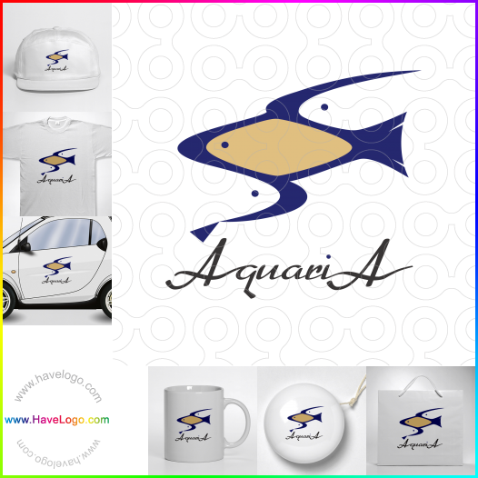 Compra un diseño de logo de acuario 31995