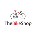 Logo riparazioni di biciclette garage