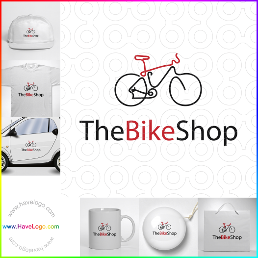 Acquista il logo dello riparazioni di biciclette garage 46027