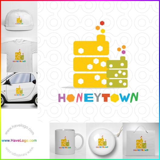 Compra un diseño de logo de Honeytown 63310