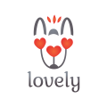 Logo adoption pour animaux de compagnie