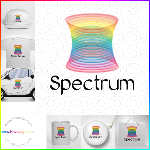 Compra un diseño de logo de espectro 33491