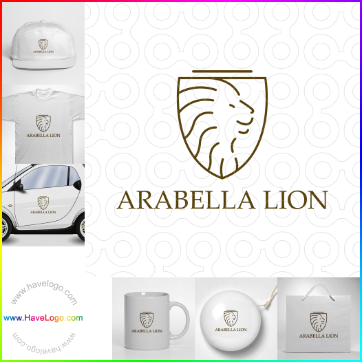 Compra un diseño de logo de Arabella Lion 62395
