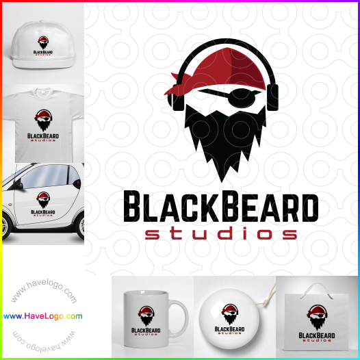 Compra un diseño de logo de Black Beard Studios 62342