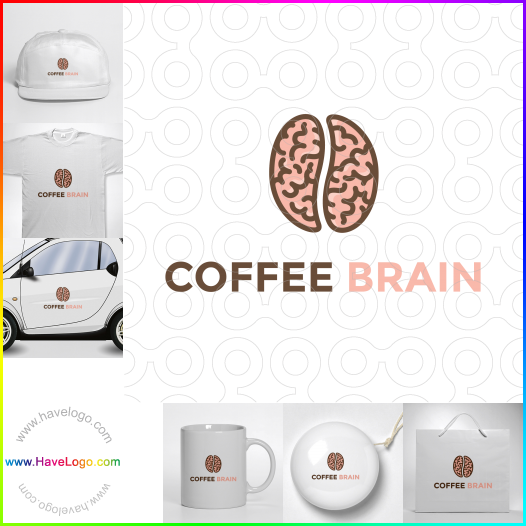 Compra un diseño de logo de Coffee Brain 61026