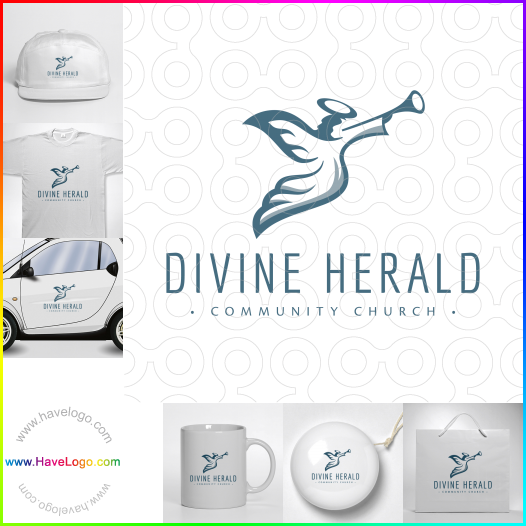 Compra un diseño de logo de Divine Herald 61569