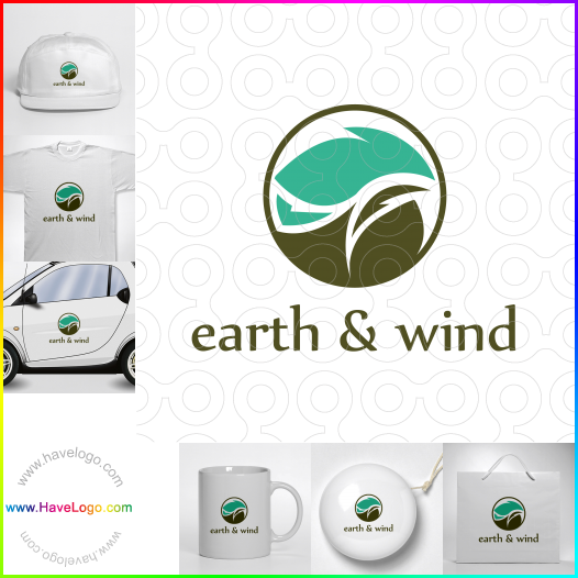 Compra un diseño de logo de Tierra y viento 63758