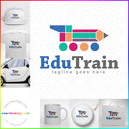 Compra un diseño de logo de Edu Train 64217