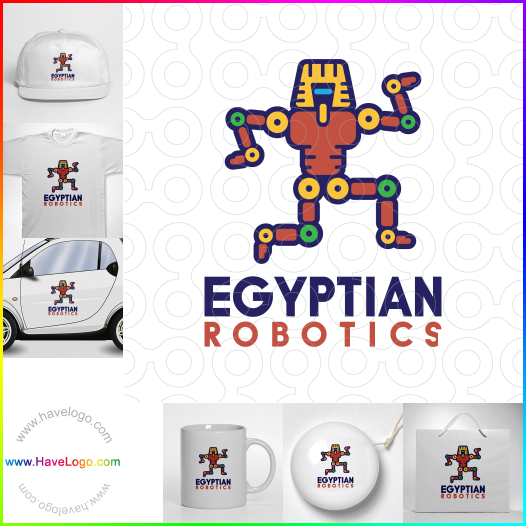 Compra un diseño de logo de Robótica egipcia 60774