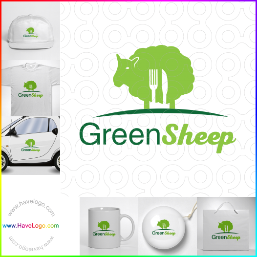 Compra un diseño de logo de Green Sheep 65939