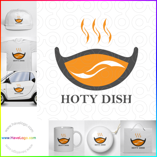 Compra un diseño de logo de Hoty Dish 67263