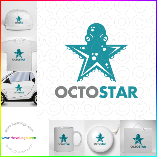 Compra un diseño de logo de Octo Star 66085