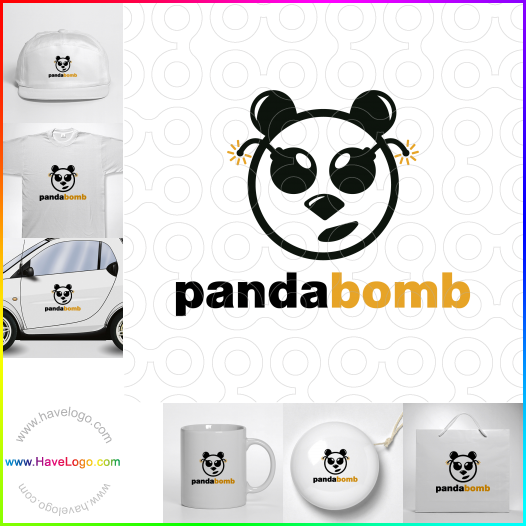 Compra un diseño de logo de Panda Bomb 62593
