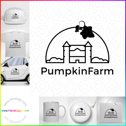 Compra un diseño de logo de Pumpkin Farm 66882