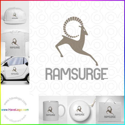 Compra un diseño de logo de Ram Surge 61169