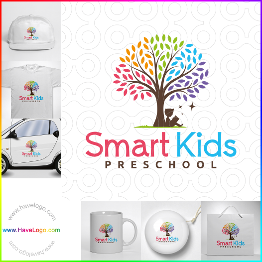 Compra un diseño de logo de Smart Kids 64591