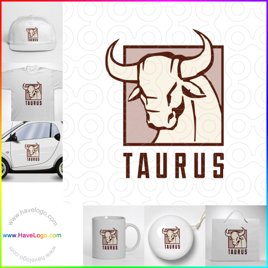 Compra un diseño de logo de Taurus Bull 66124