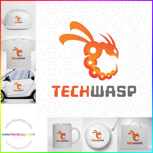 Compra un diseño de logo de Tech Wasp 60557