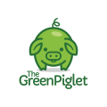 The Green Piglet logo