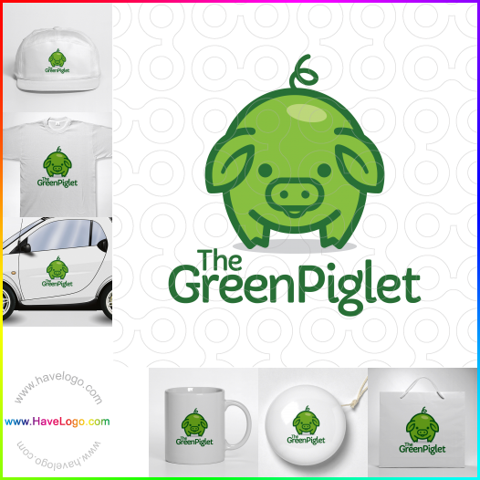 Koop een The Green Piglet logo - ID:60935