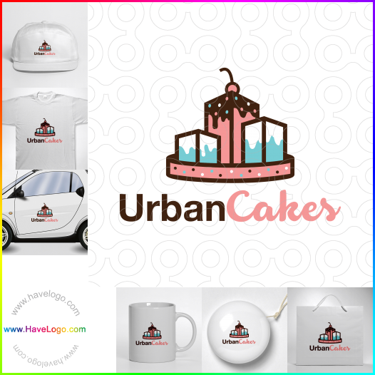 Compra un diseño de logo de Tortas urbanas 63499