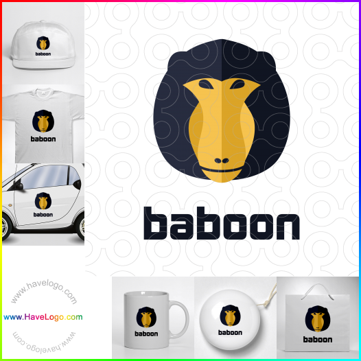 Compra un diseño de logo de babuino 62432
