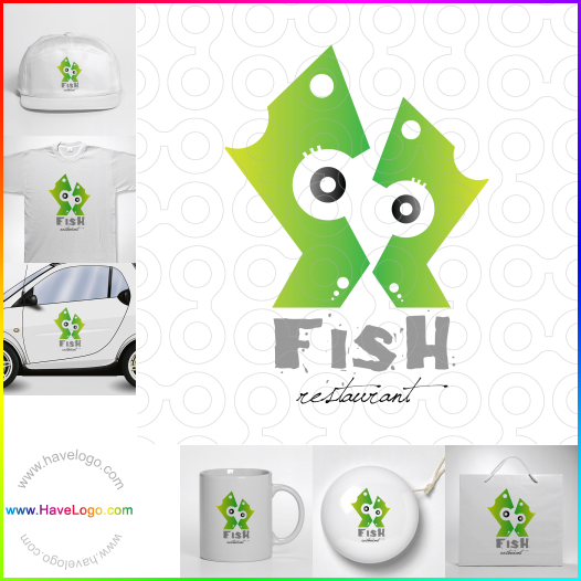 Compra un diseño de logo de Fish 1372