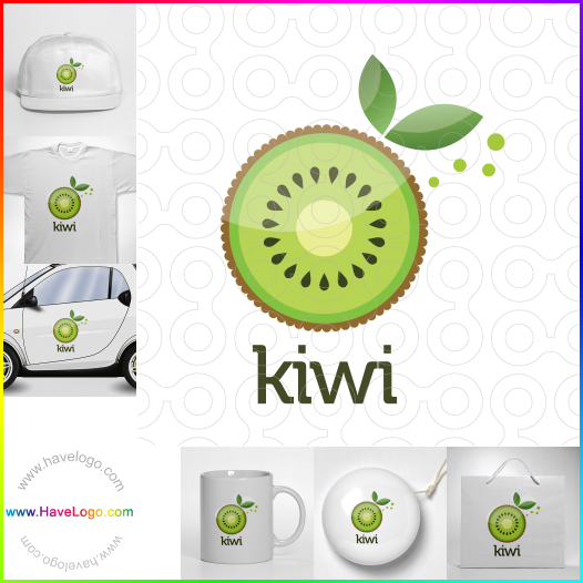 Compra un diseño de logo de kiwi 58008