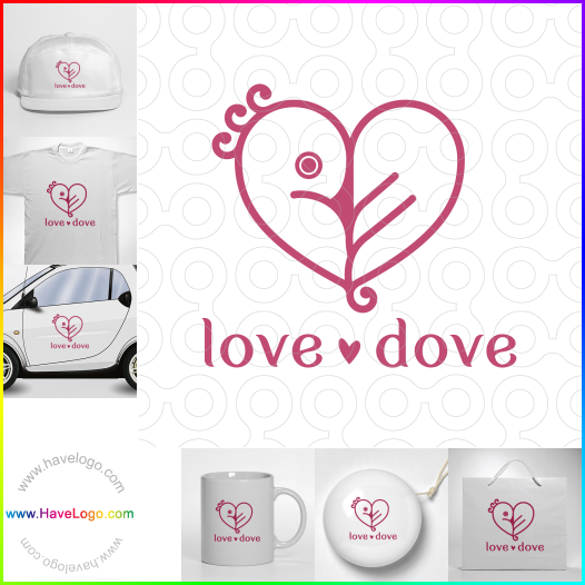 Koop een liefde logo - ID:26552