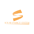 productie van zonne-energie logo