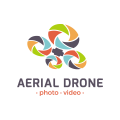 logo de Drone aéreo