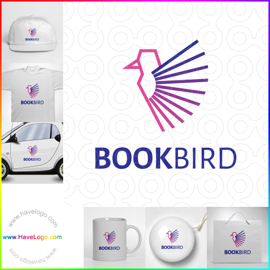 Compra un diseño de logo de Book Bird 60742