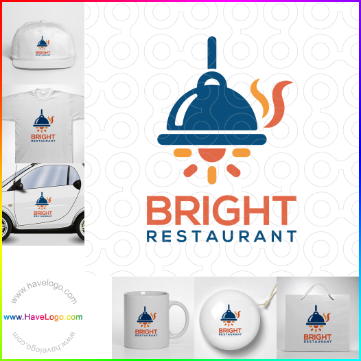 Compra un diseño de logo de Restaurante brillante 67389