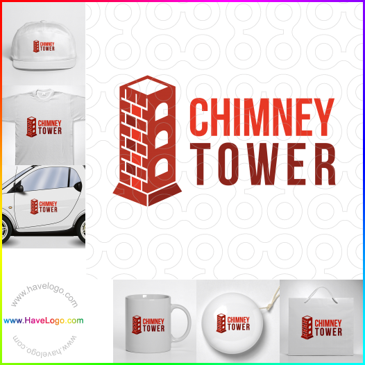 Compra un diseño de logo de Chimney Tower 66845
