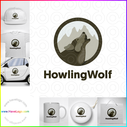 Koop een Howling Wolf logo - ID:63316