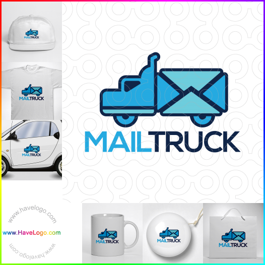 Acheter un logo de Courrier camion - 66955