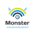 Logo Monster communication