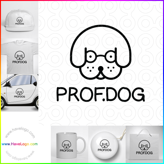 Compra un diseño de logo de Prof Dog 66764