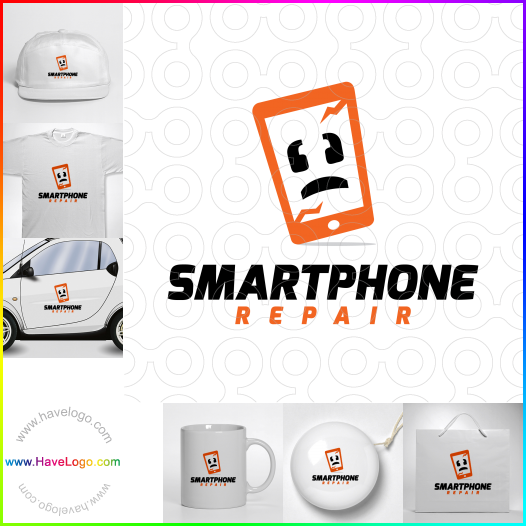 Logo Réparation De Smartphone