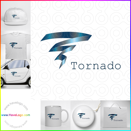 Compra un diseño de logo de Tornado 65713