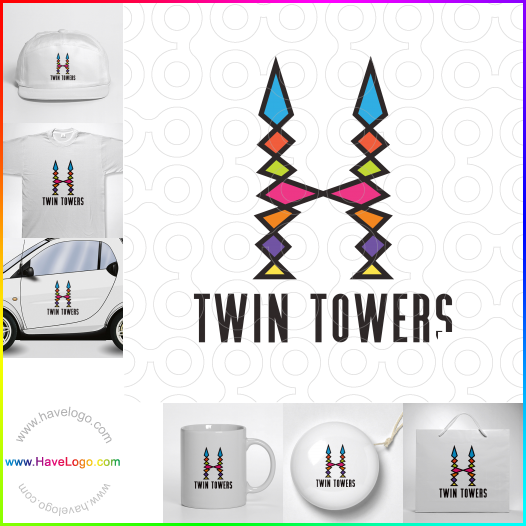 Koop een Twin Towers logo - ID:66798