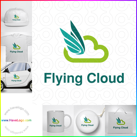 Acheter un logo de nuage volant - 64063