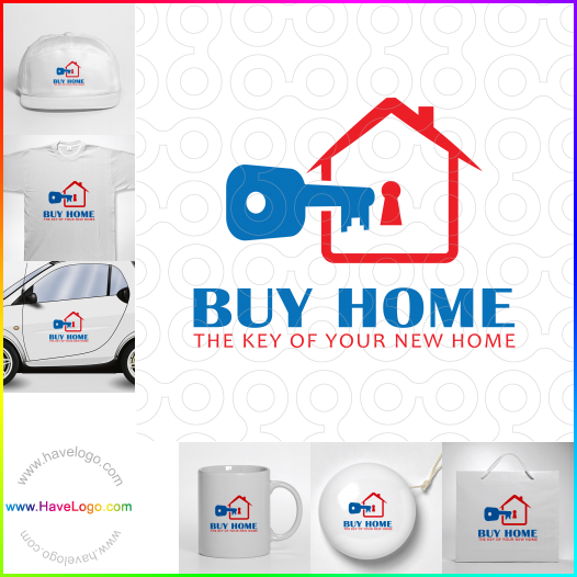 Acheter un logo de maison location - 50642
