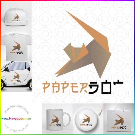 Compra un diseño de logo de origami 8039