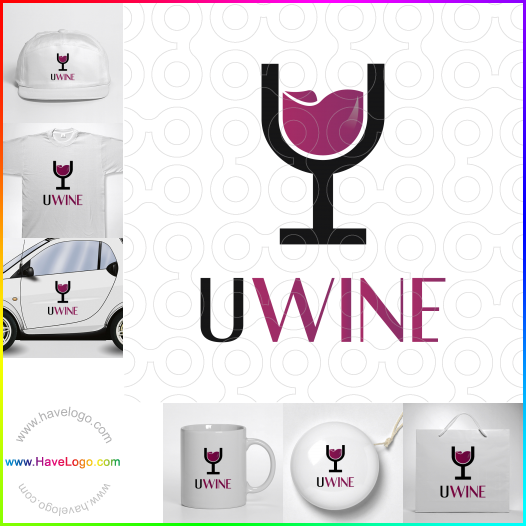 Compra un diseño de logo de cata de vinos 41476