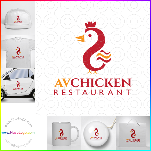 Compra un diseño de logo de Avchicken 66130