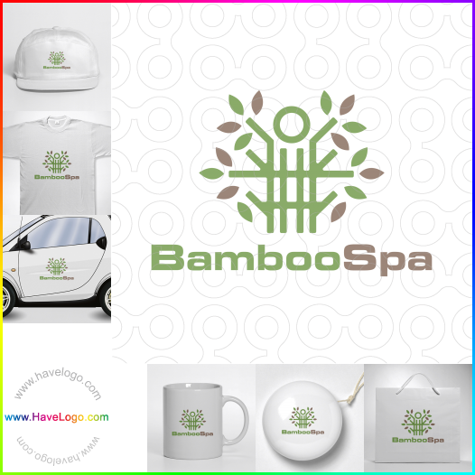 Compra un diseño de logo de Spa de bambú 67360
