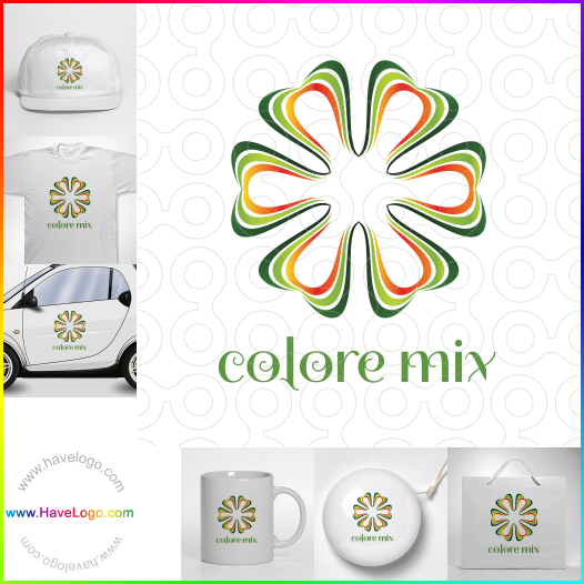 Compra un diseño de logo de Colore Mix 59965
