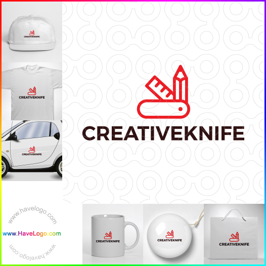 Compra un diseño de logo de Creative Knife 64934